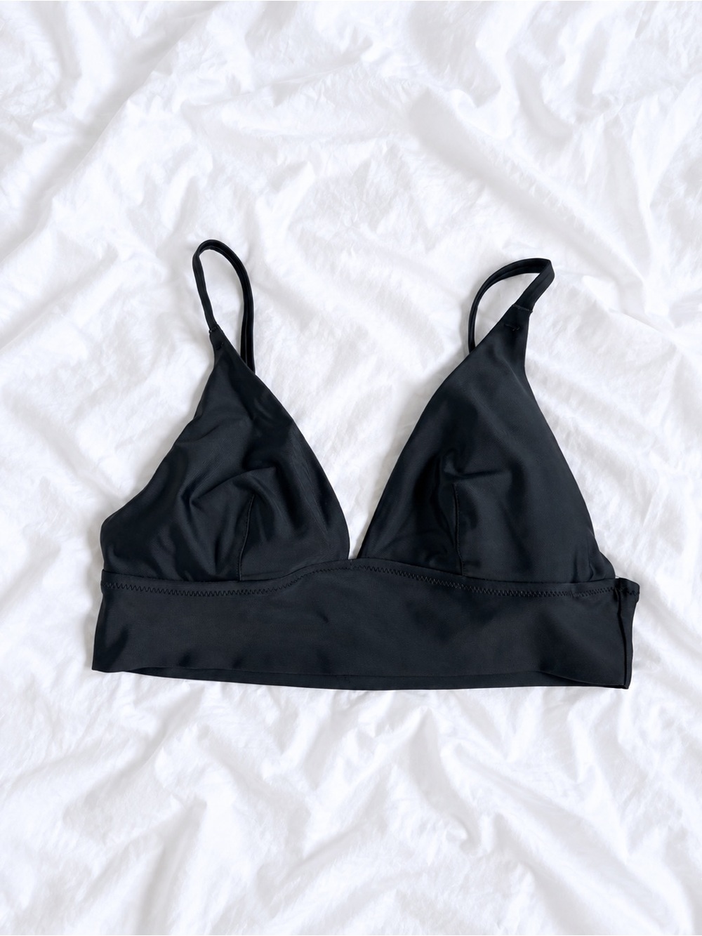 aerie Black Triangle Bralette